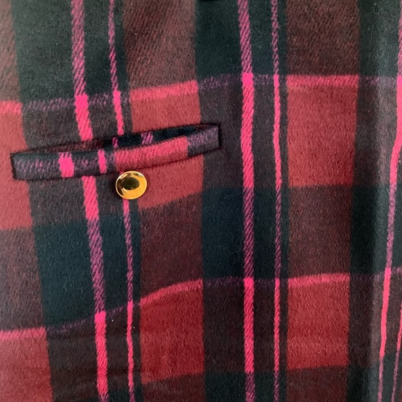 LOFT wooly plaid pocket skirt - Picture 2 of 3
